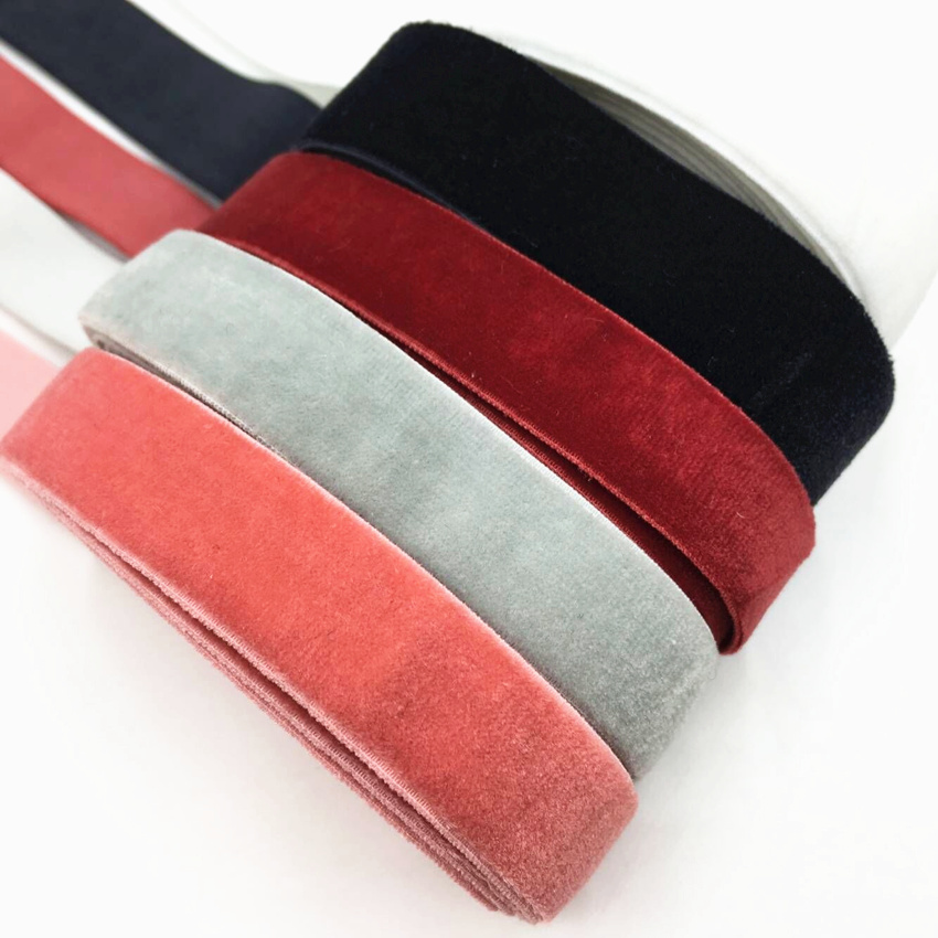 Velvet Ribbon Roll - 15Mm 5 Thước Nhung Thun Tóc