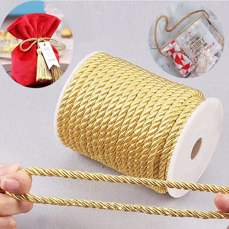 Cord Trim Twisted - 5mm 100yards Twisted Cord Rope Trim