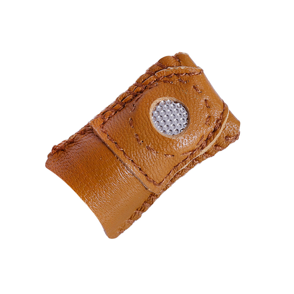Embroidery Craft - 1Pcs Thimble Finger Protector Sheepskin Sewing