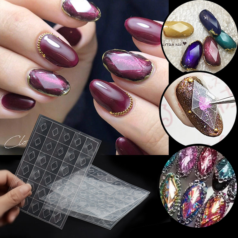 Glitter Vinyl Roll - 1 Tấm Móng Đá Quý Stencil