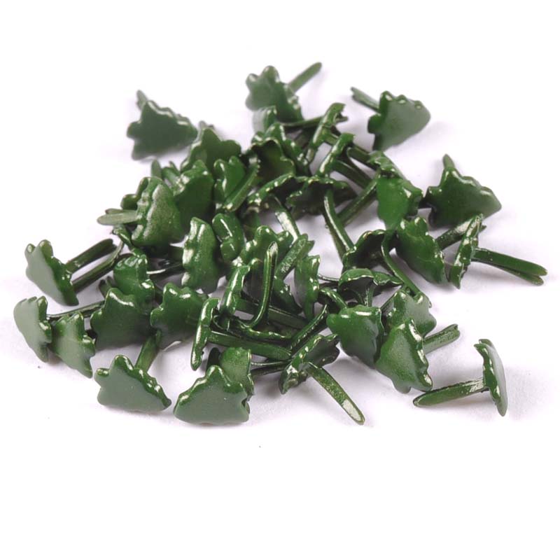 Christmas Craft Embellishment - Mini Cây Giáng Sinh Brads Thêu