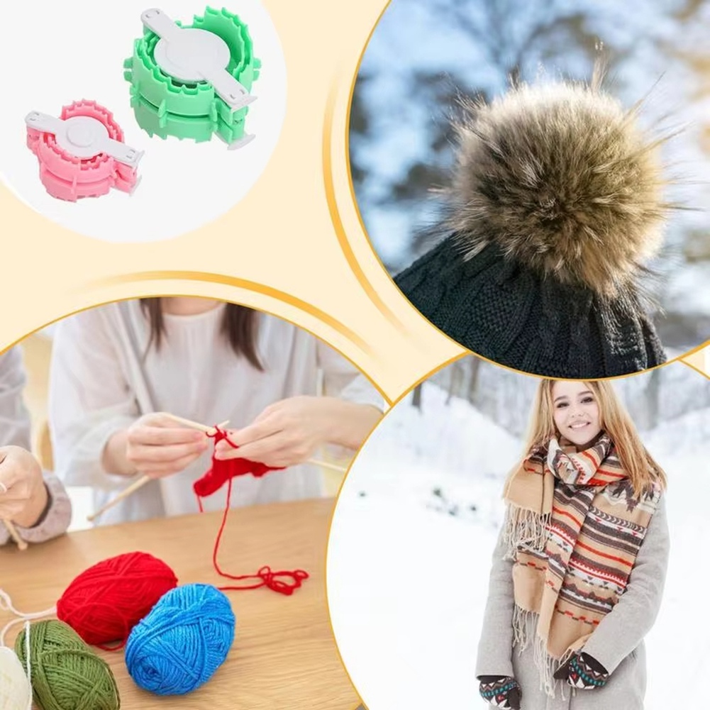 Pom Pom Maker Tool - AC76-Pom Pom Maker Fluffs Ball Weaving