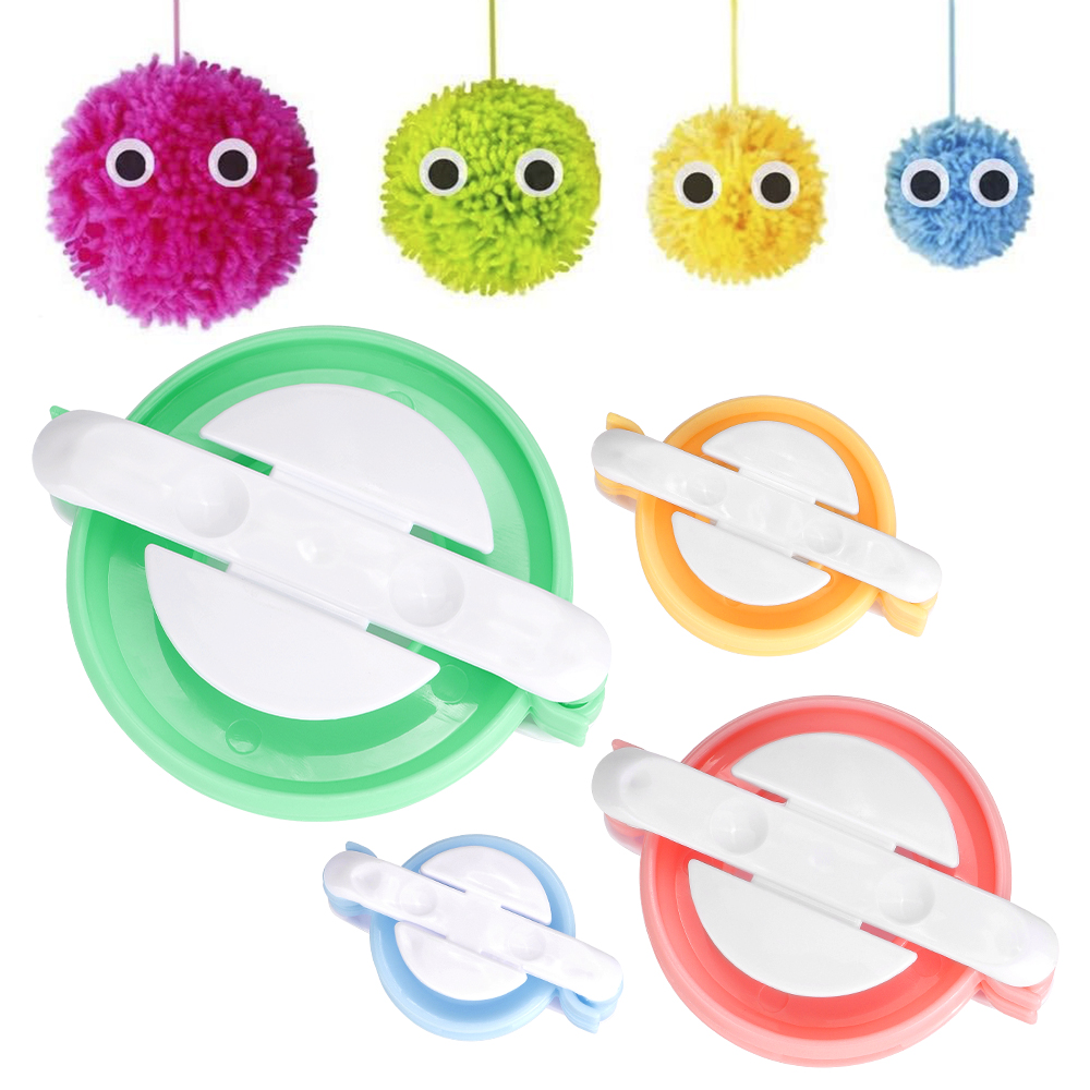 Pom Pom Maker Tool - DIY Knitted Pom-Pom Maker Plush Ball