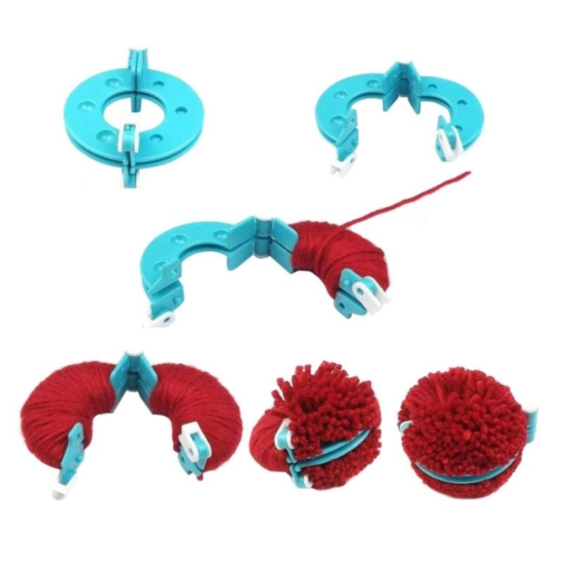 Pom Pom Maker Tool - L43A 4 DIY Len Sợi Dụng