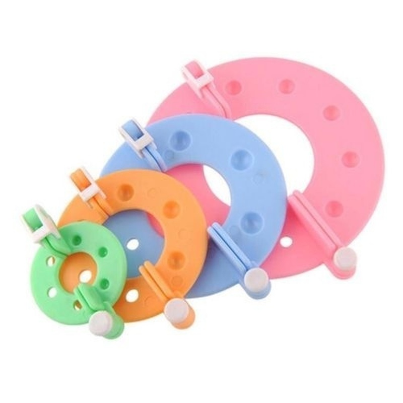 8PCS 4 Sizes Fluff Ball Weaver - đánh giá và giá Pom Pom Maker Tool
