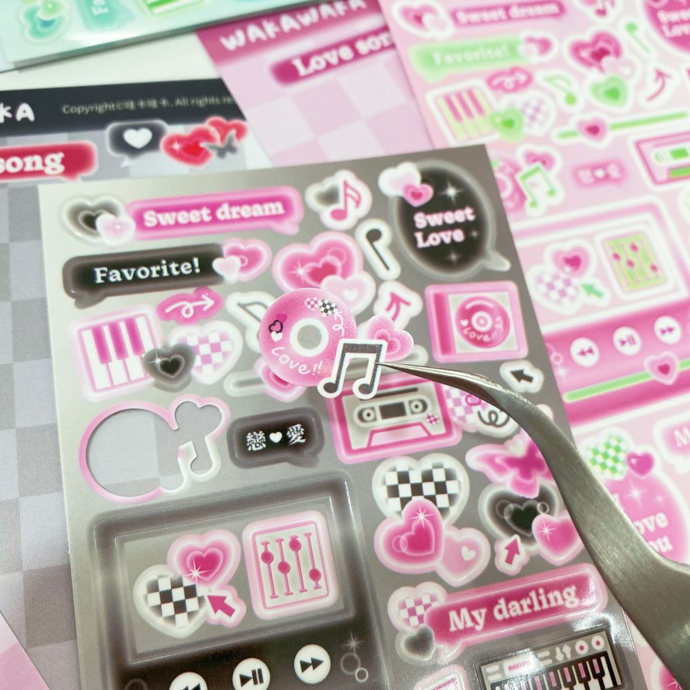 SCRAPBOOK Music Decorative STI - đánh giá và giá Glitter Vinyl Roll