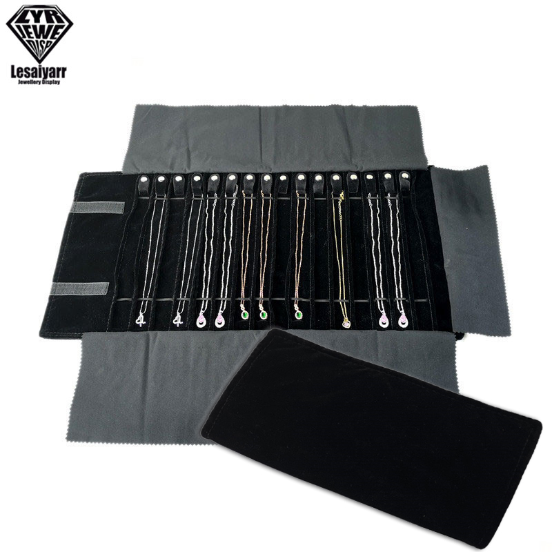 Travel Jewelry Organizer Roll  - đánh giá và giá Velvet Ribbon Roll
