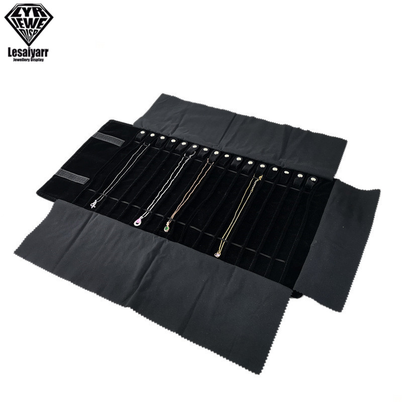 Travel Jewelry Organizer Roll  - đánh giá và giá Velvet Ribbon Roll