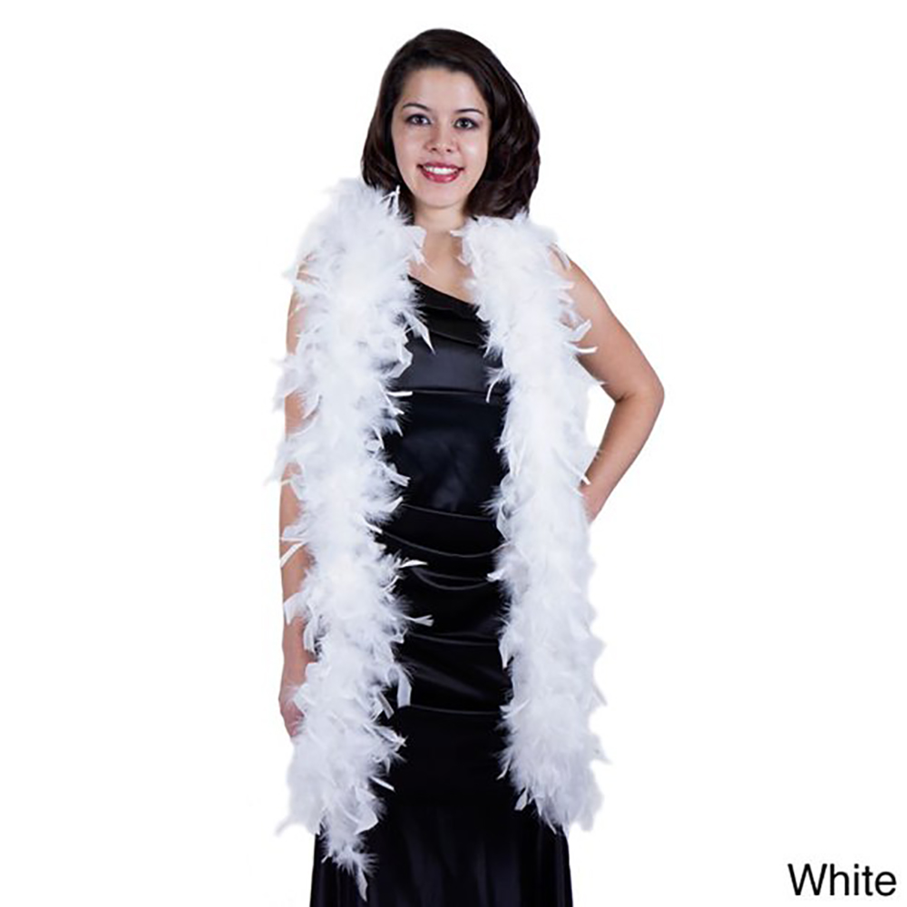 2 Thước Lông Tơ Trắng Lông Vũ  - đánh giá và giá Feather Trim Marabou