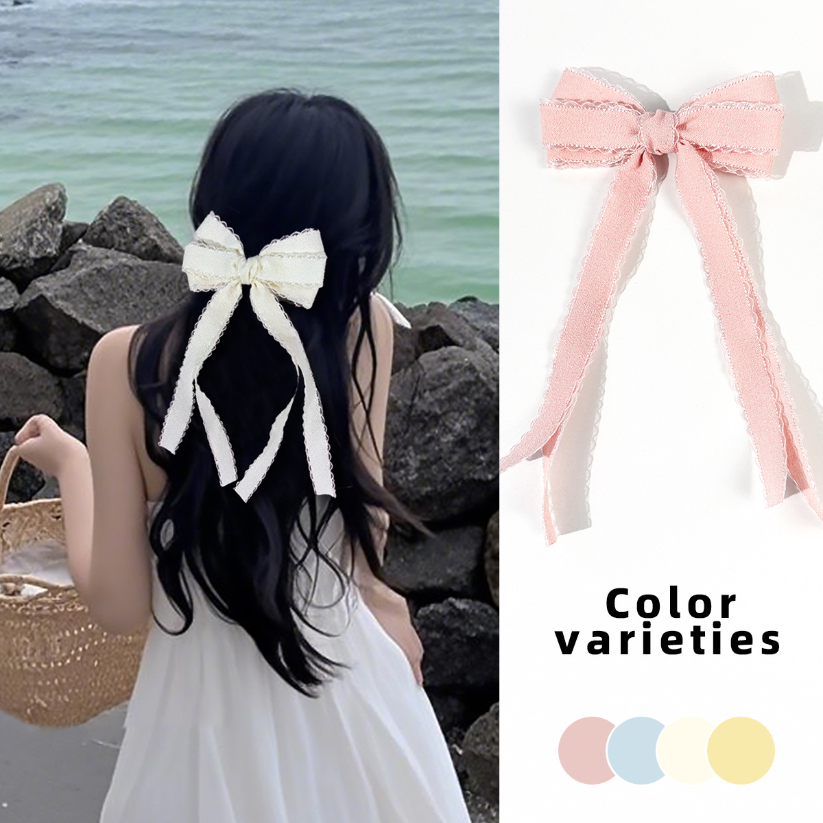 Bulk 20pc Long Tassel Hair Cli - đánh giá và giá Lace Ribbon Trim