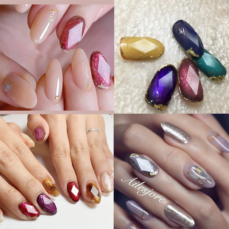 1 Tấm Móng Đá Quý Stencil Hướn - đánh giá và giá Glitter Vinyl Roll
