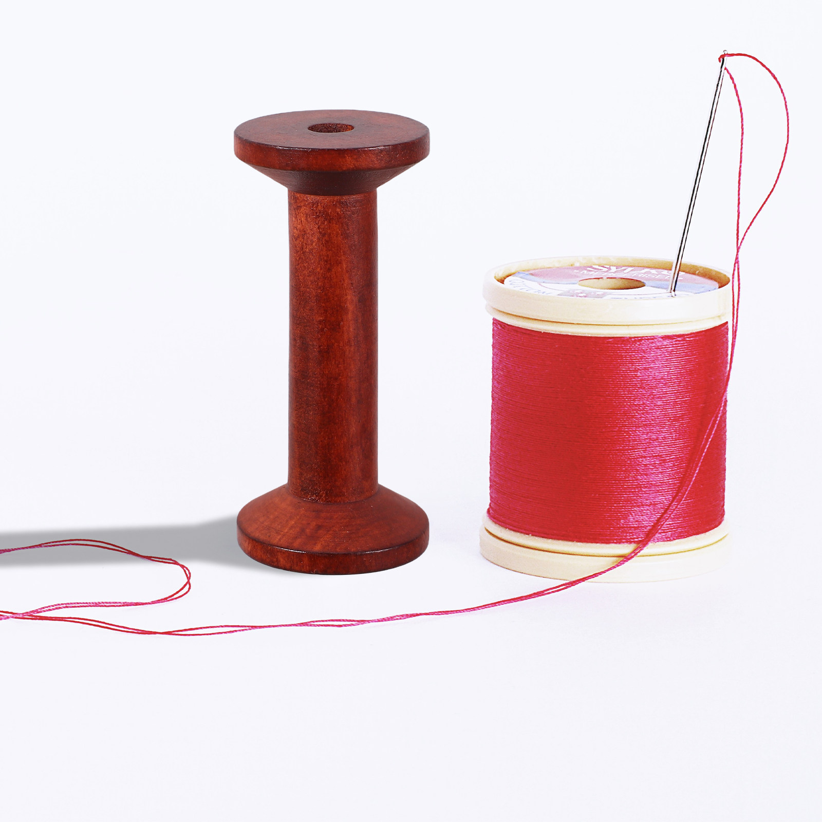 6Pcs Smooth Wood Thread Spools - đánh giá và giá Embroidery Craft