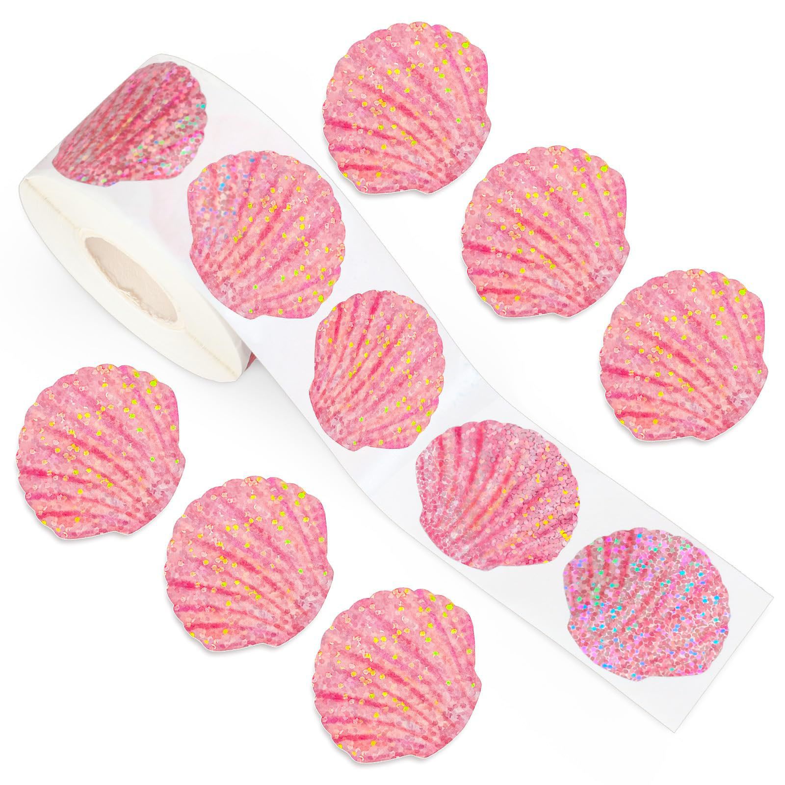 500 Pcs Summer Seashell Sticke - đánh giá và giá Glitter Vinyl Roll