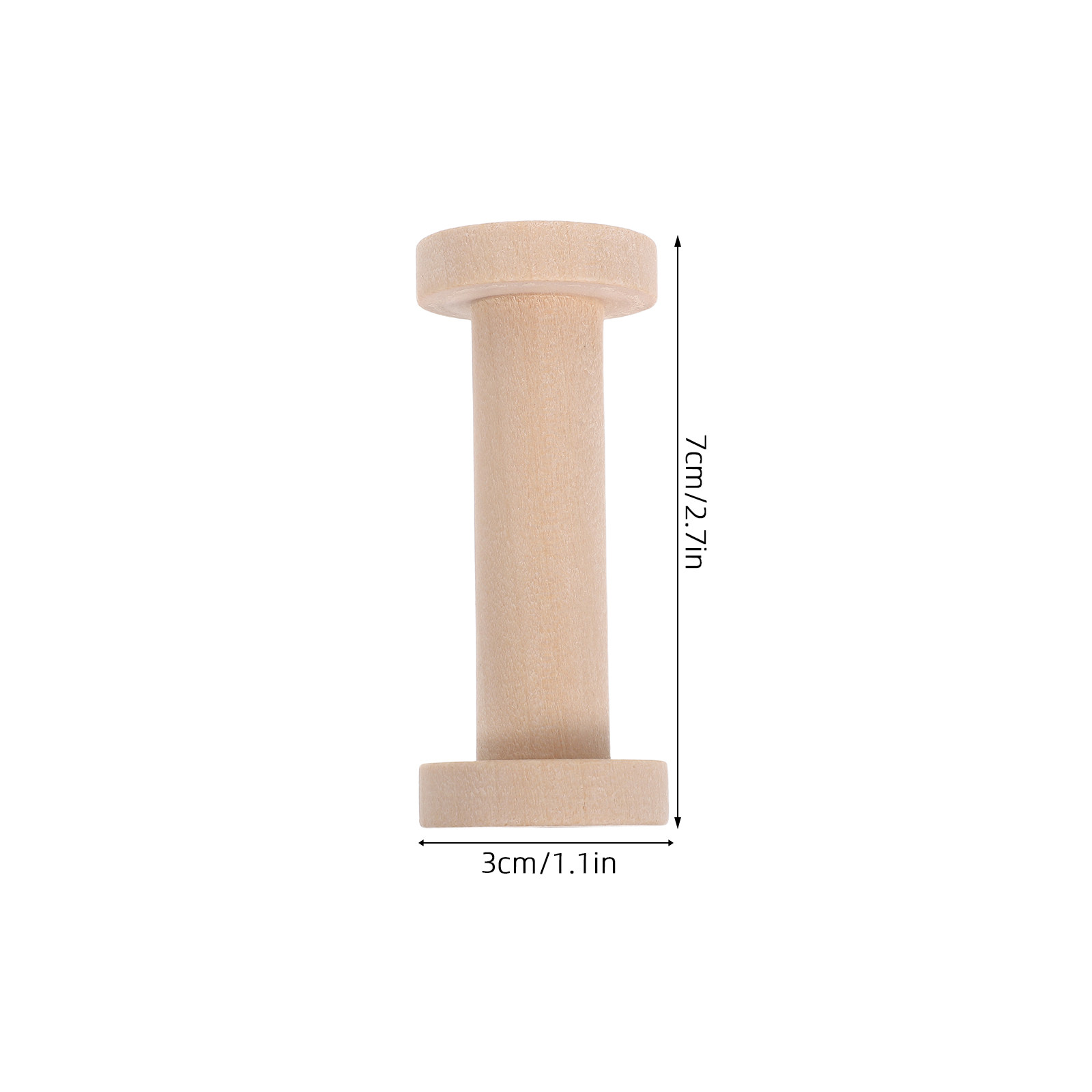 15Pcs Wooden Spools Natural Wo - đánh giá và giá Embroidery Craft