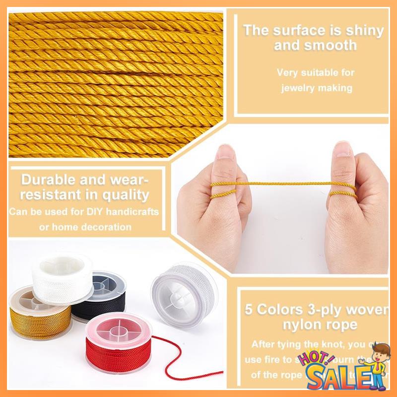AB68 Twisted Nylon Cord 3-Ply  - đánh giá và giá Cord Trim Twisted
