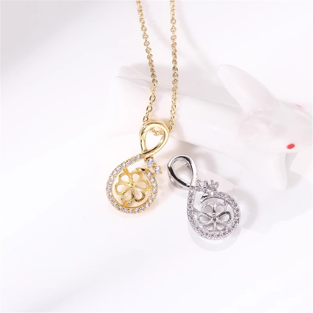 19 Style Half Hole Eye Pins Be - đánh giá và giá Pearl Trim Chain