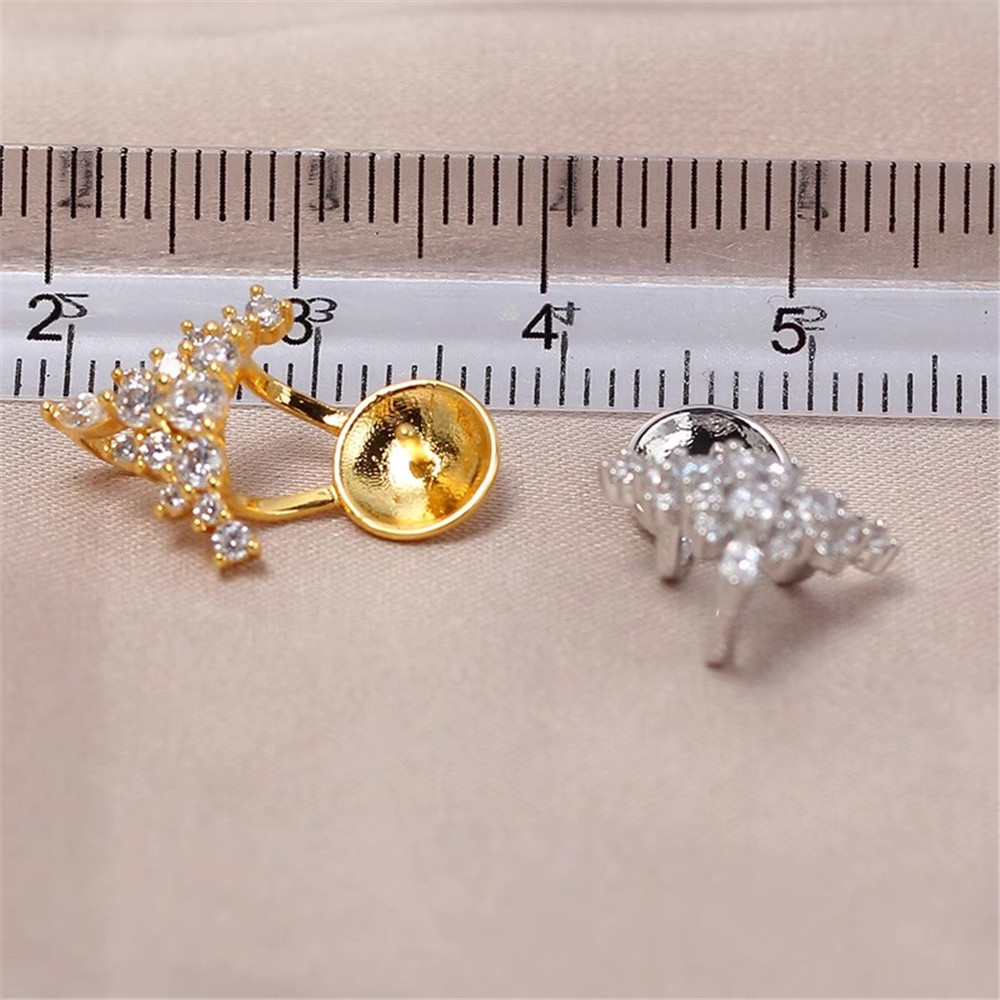19 Style Half Hole Eye Pins Be - đánh giá và giá Pearl Trim Chain