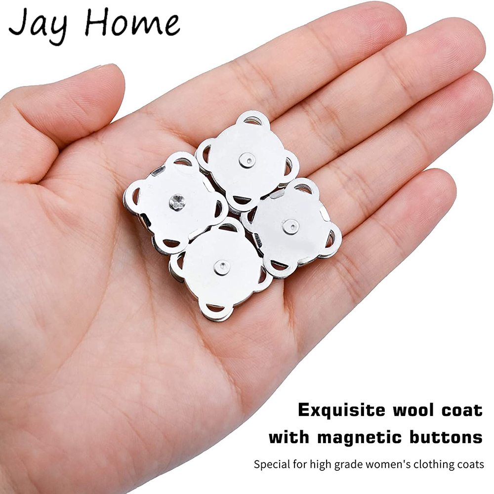 20 Sets Magnetic Button Metal  - đánh giá và giá Iron On Stud Set