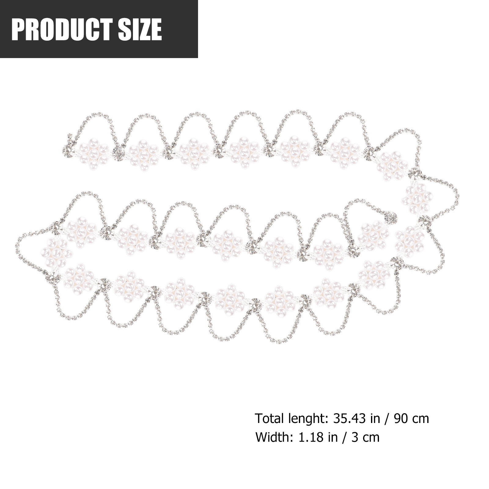 Rhinestone Pearl Chain Trim Pr - đánh giá và giá Pearl Trim Chain