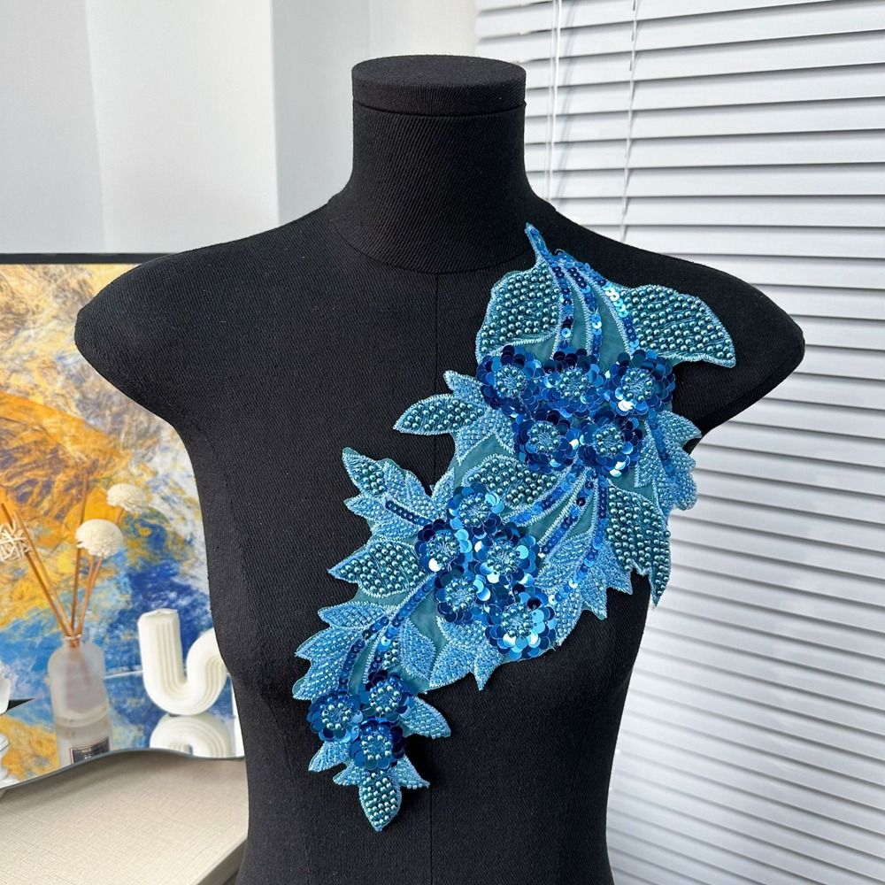 Fashion 3D Sequin Flower Patch - đánh giá và giá Applique Patch Flower