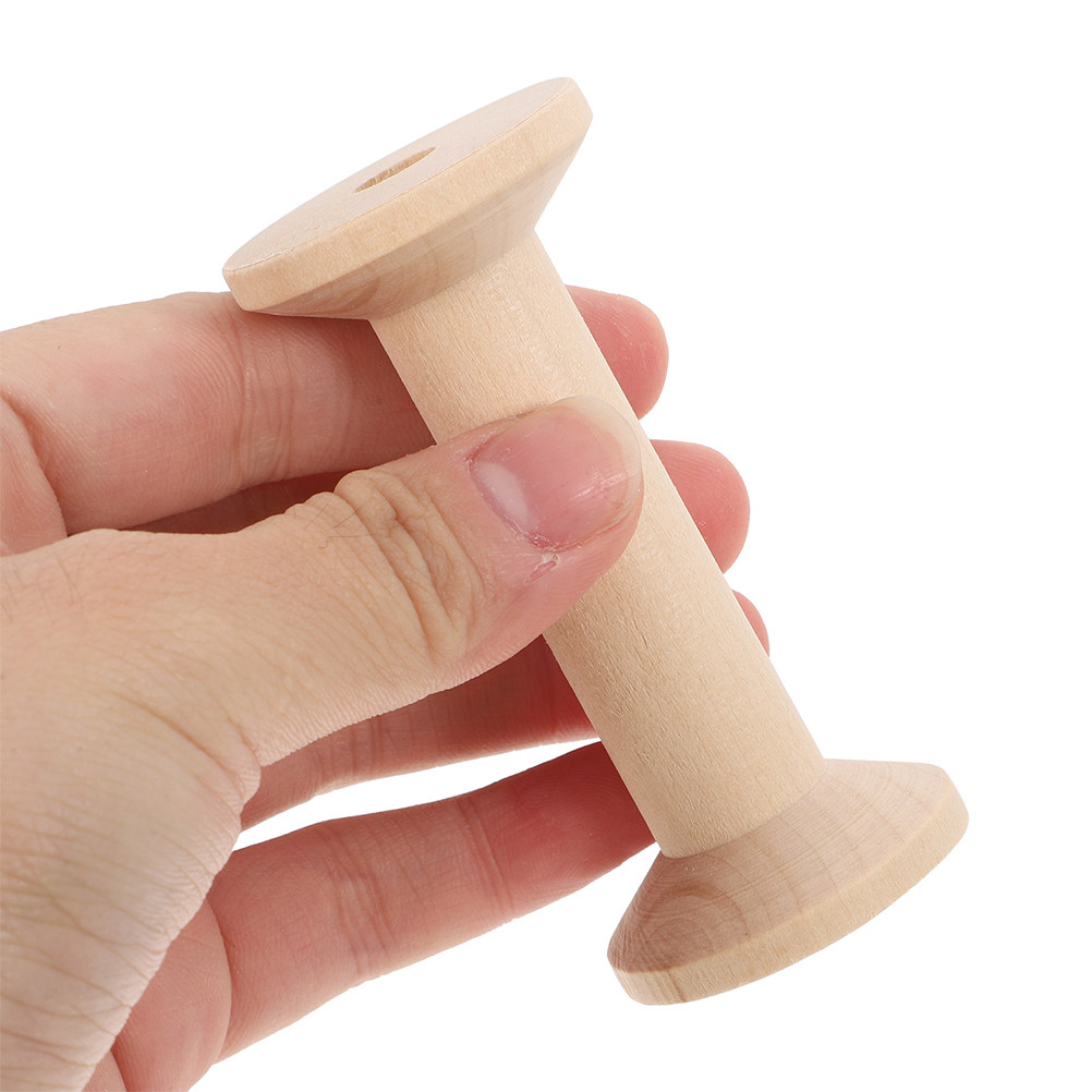 4Pcs Wooden Bobbin Set Handcra - đánh giá và giá Embroidery Craft