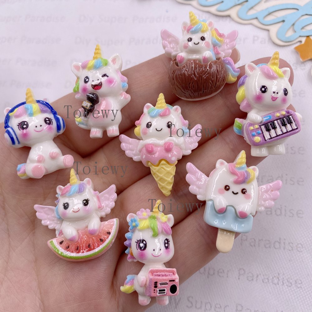 10pcs Resin Colorful Cartoon R - đánh giá và giá Christmas Craft Embellishment
