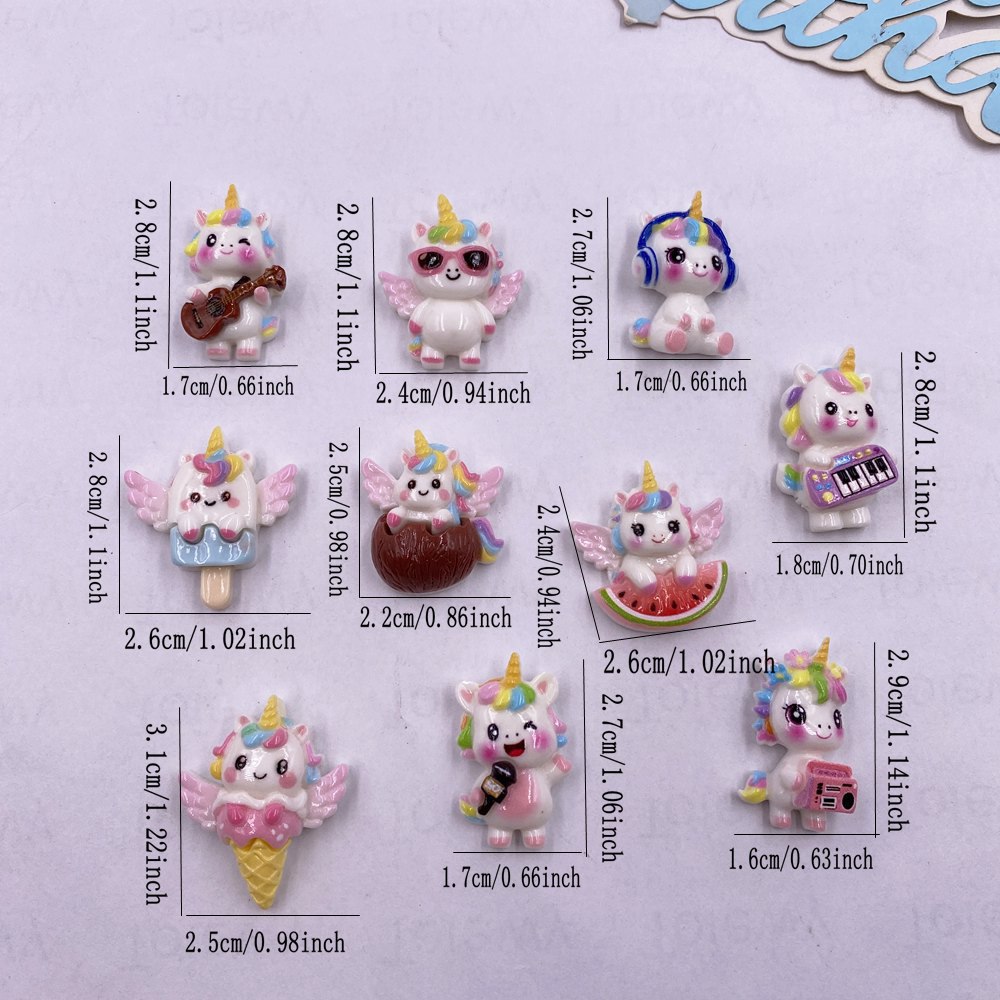 10pcs Resin Colorful Cartoon R - đánh giá và giá Christmas Craft Embellishment