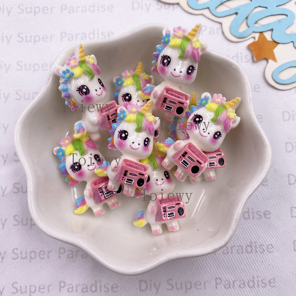 10pcs Resin Colorful Cartoon R - đánh giá và giá Christmas Craft Embellishment