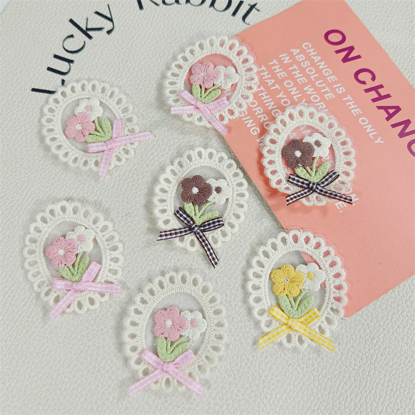 10PCS New Spring Summer Fresh  - đánh giá và giá Applique Patch Flower