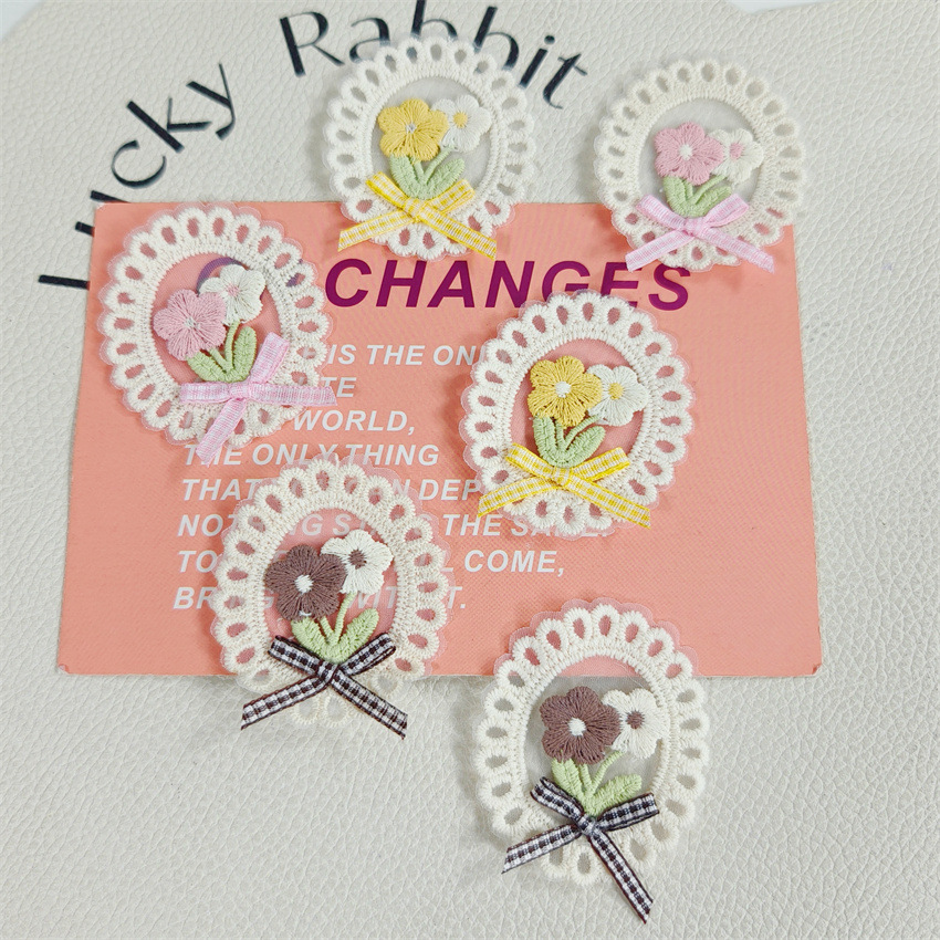 10PCS New Spring Summer Fresh  - đánh giá và giá Applique Patch Flower
