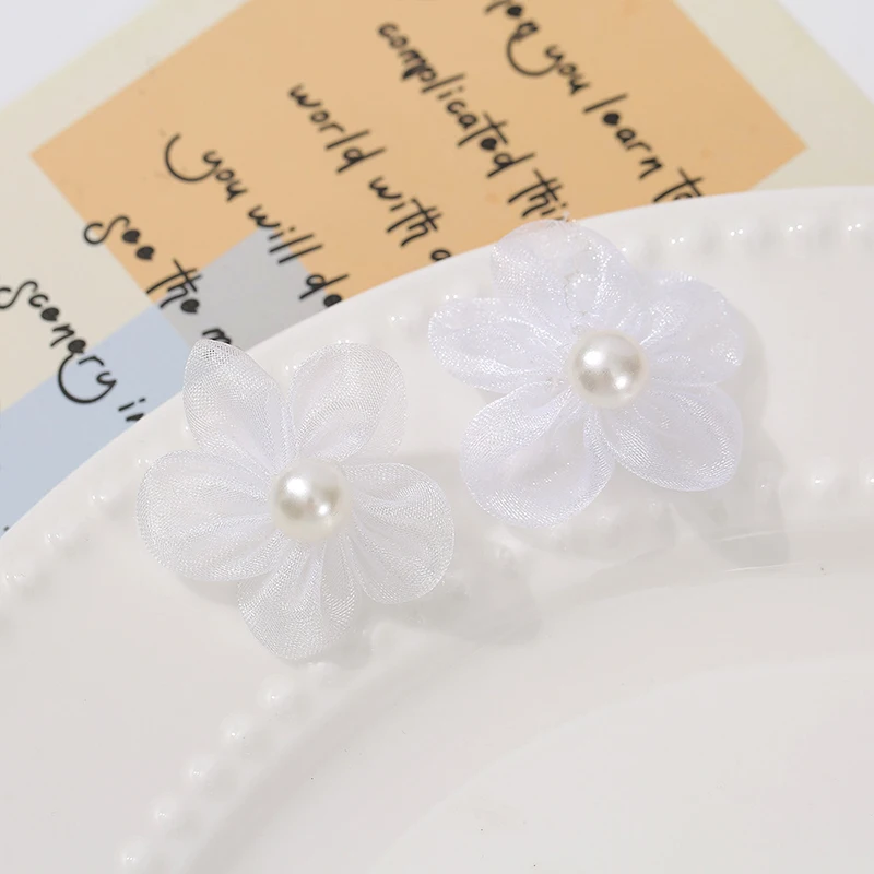 100PCS Pearl Yarn Flower Appli - đánh giá và giá Applique Patch Flower