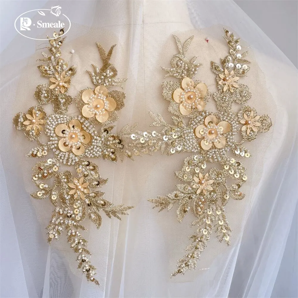 2PCS/1Pair New 12 Colors Sequi - đánh giá và giá Applique Patch Flower