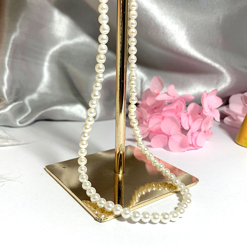 Elegant 4mm Shell Pearl Neckla - đánh giá và giá Pearl Trim Chain