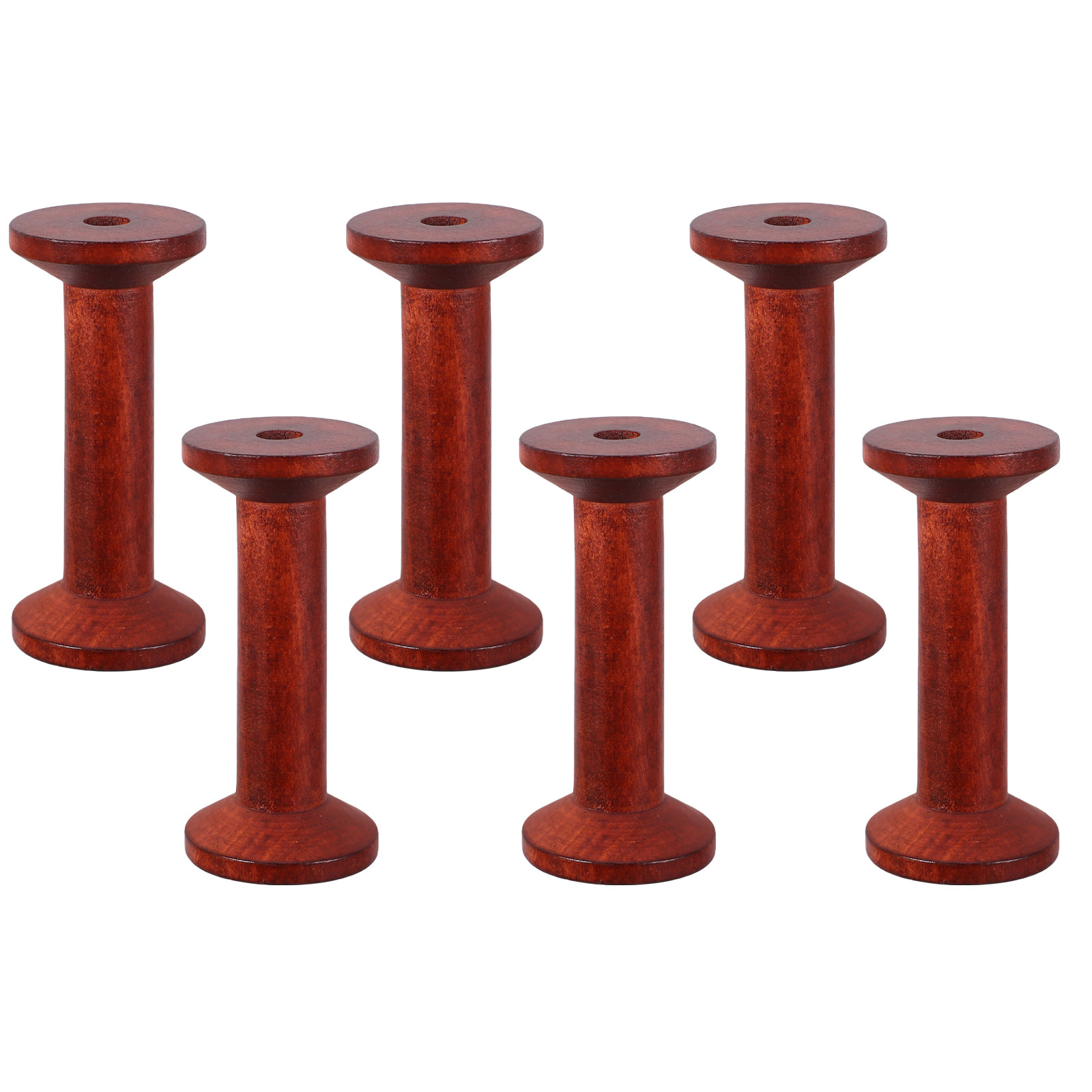 6Pcs Wooden Empty Spools for C - đánh giá và giá Embroidery Craft
