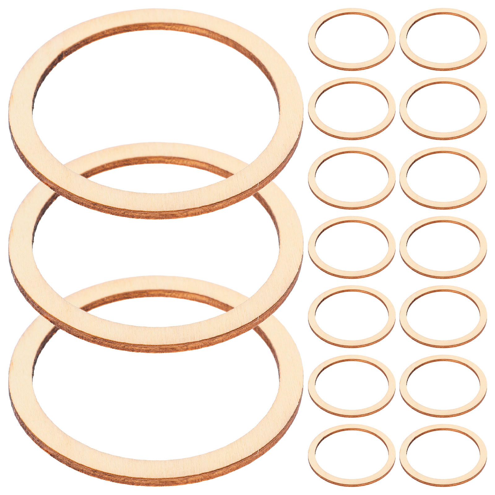 50Pcs Wooden Circle Embellishm - đánh giá và giá Christmas Craft Embellishment