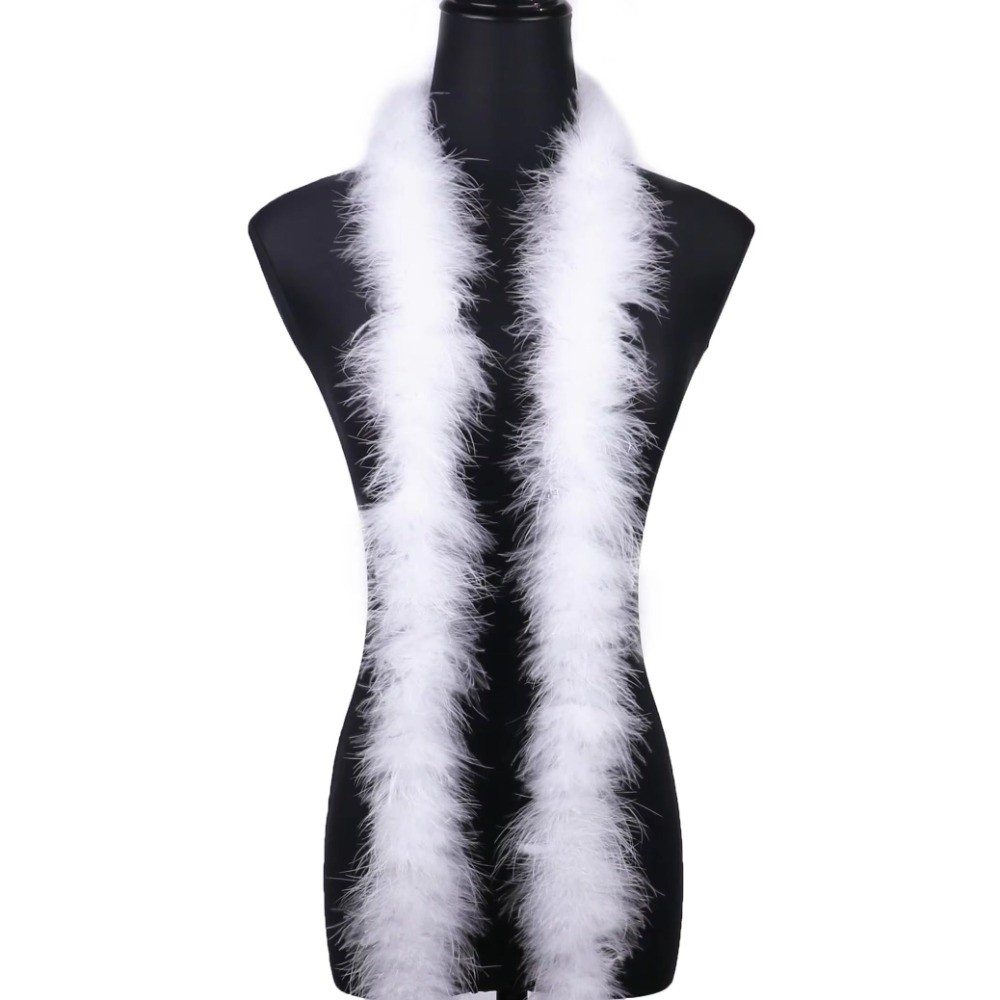 2 Meter Marabou Feather Boa Fa - đánh giá và giá Feather Trim Marabou