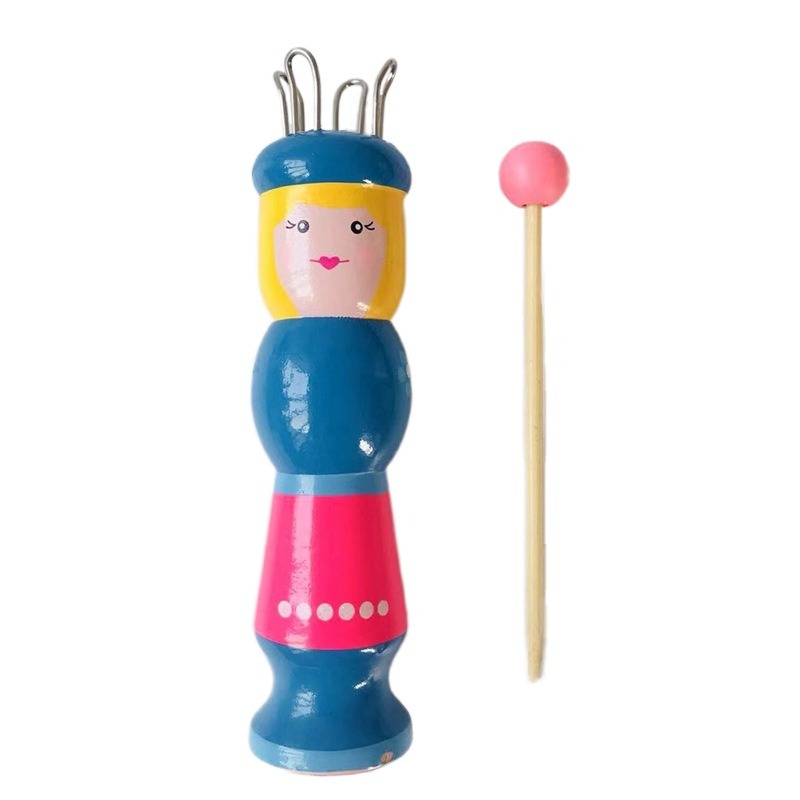 Wooden Doll French Knitter Kid - đánh giá và giá Pom Pom Maker Tool