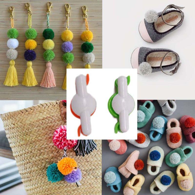 D8KF 2 Chiếc Pom-Pom Máy Làm L - đánh giá và giá Pom Pom Maker Tool