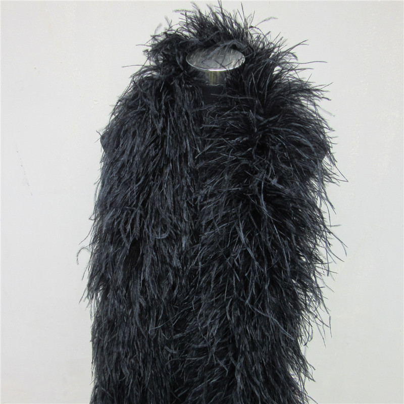 2 Mét 6 Lớp Trắng Tự Nhiên Lôn - đánh giá và giá Feather Trim Marabou