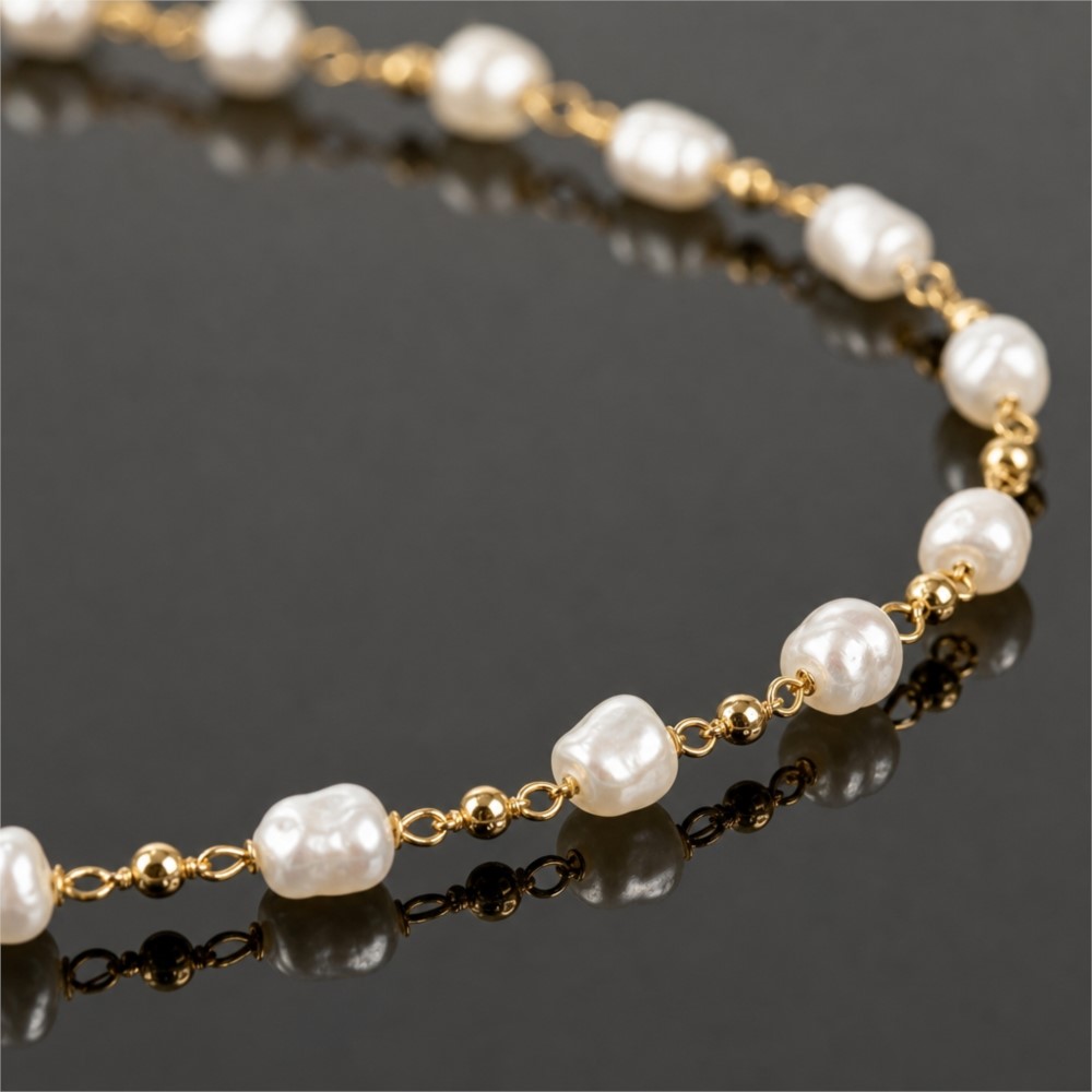 0.5Meter/1Meter Faux Pearl Bra - đánh giá và giá Pearl Trim Chain
