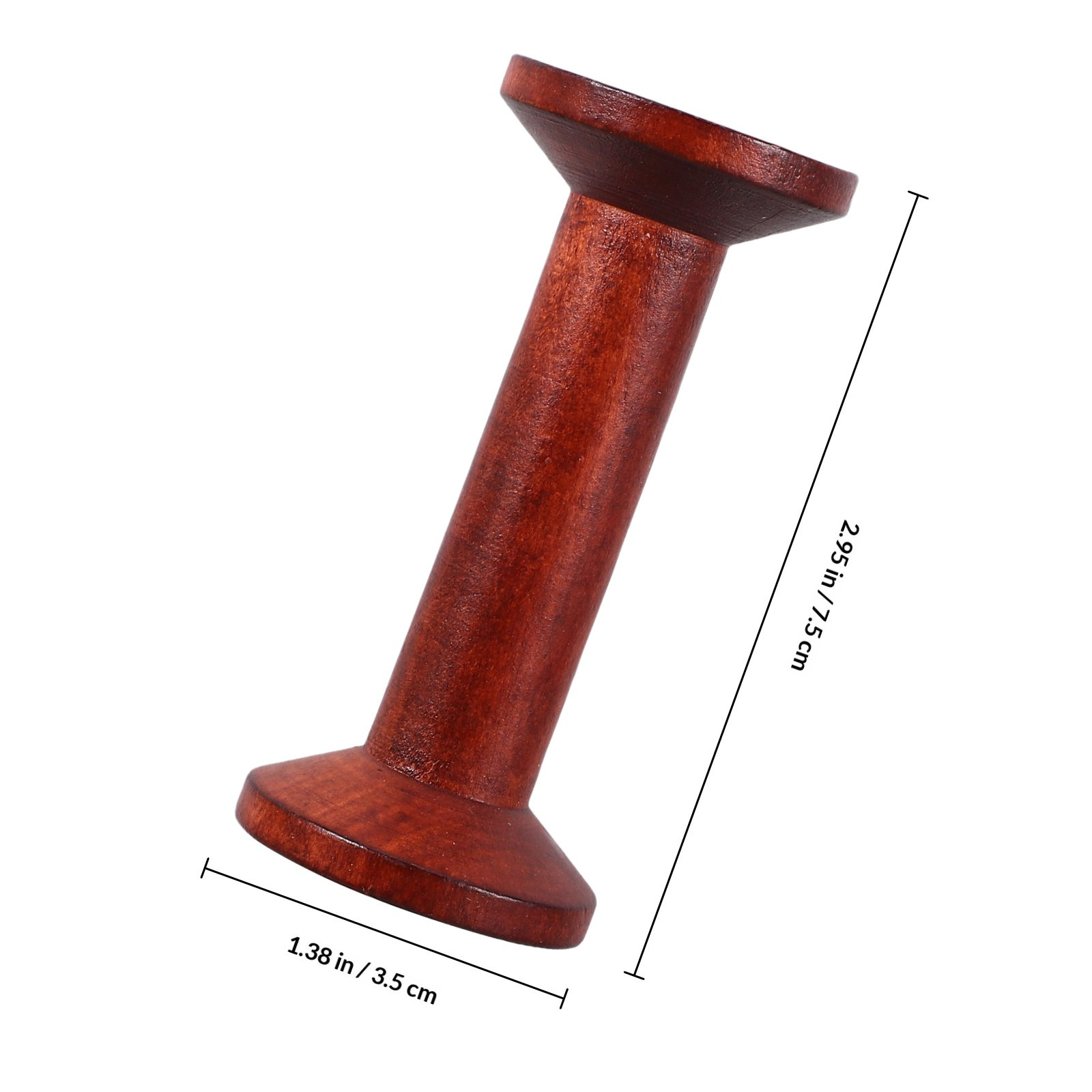 6Pcs Smooth Wood Thread Spools - đánh giá và giá Embroidery Craft