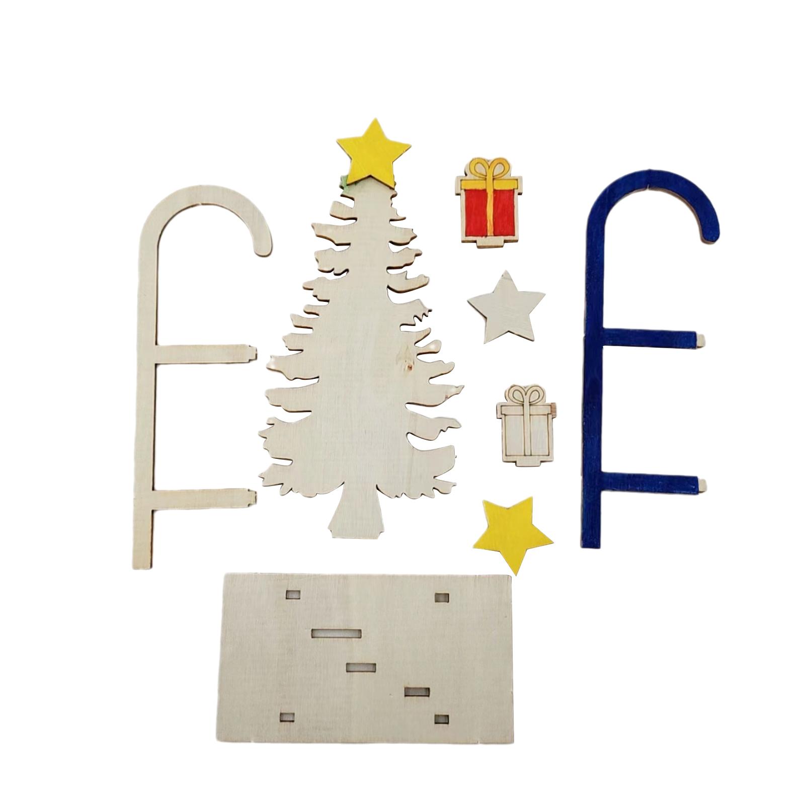 3x DIY Wooden Crafts Christmas - đánh giá và giá Christmas Craft Embellishment